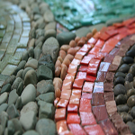 Riverscape mosaic by Sonia King Mosaic Artist