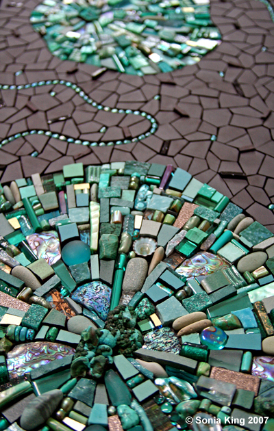 Spinoff by Sonia King Mosaic Artist