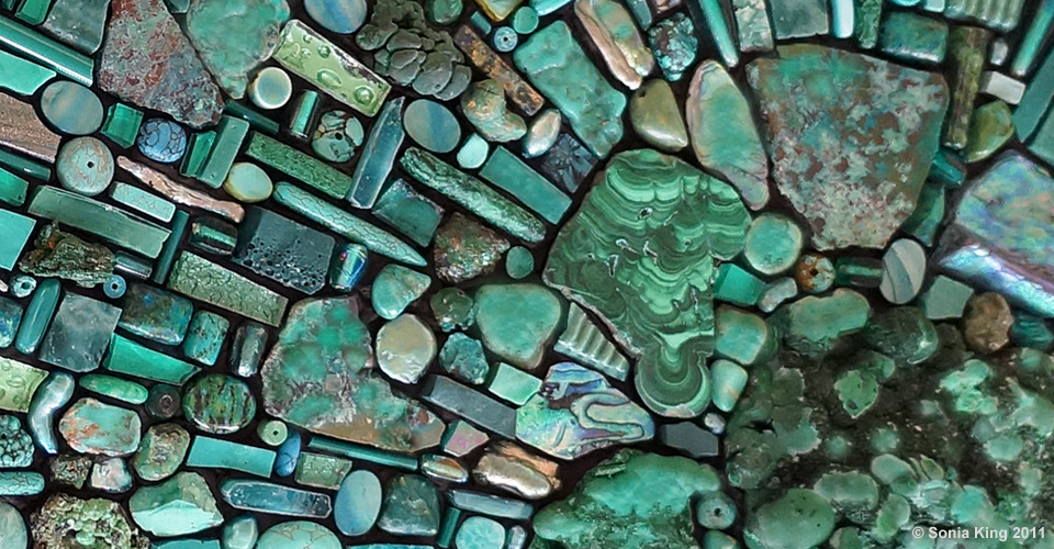 Depthfinder mosaic by Sonia King Mosaic Artist