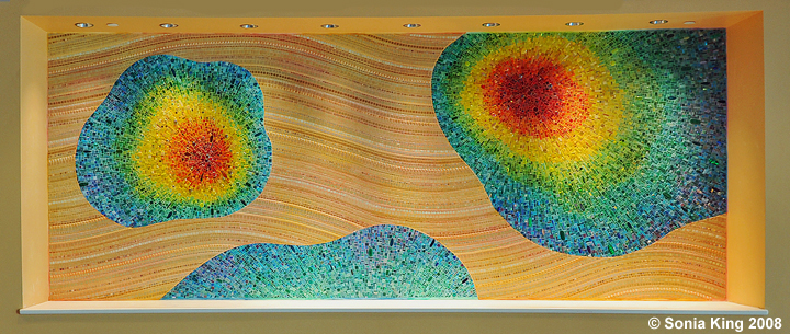 Nebula Chroma mosaic by Sonia King Mosaic Artist