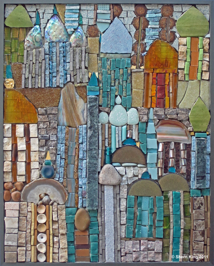 Xanadu mosaic by Sherri King Mosaic Artist