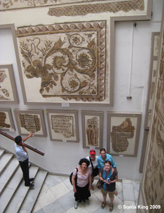 Mosaic workshop in Tunisia with Sonia King