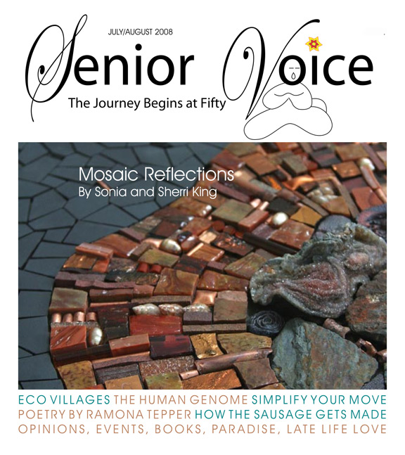 Senior Voice article on Sonia King Mosaic Artist